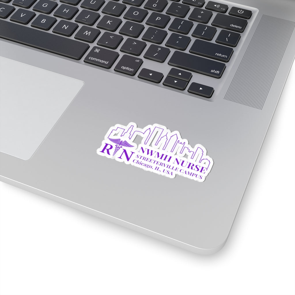 NWMH Nurse Streeterville Skyline Sticker - Premium Hospital Pride Decal
