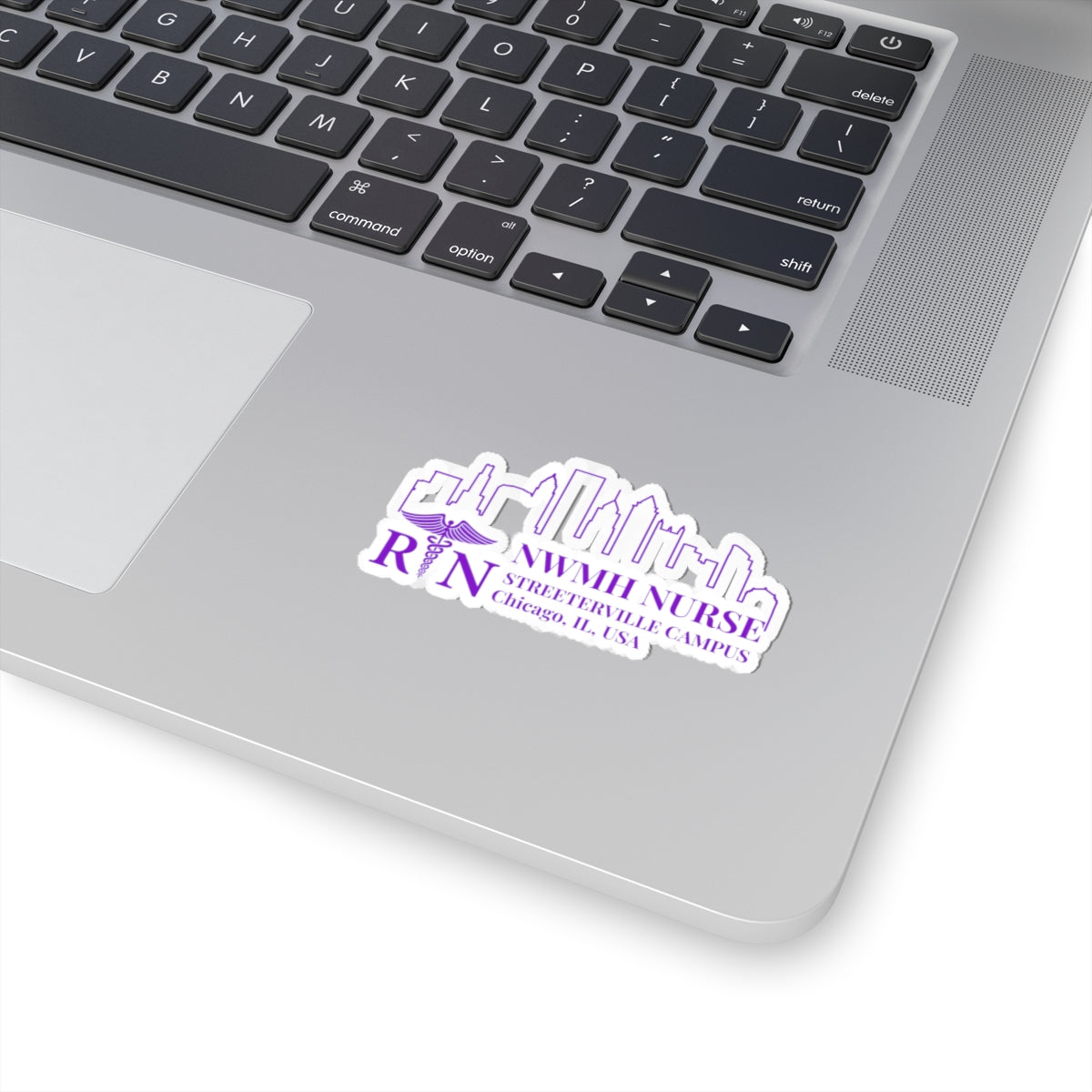 NWMH Nurse Streeterville Skyline Sticker - Premium Hospital Pride Decal