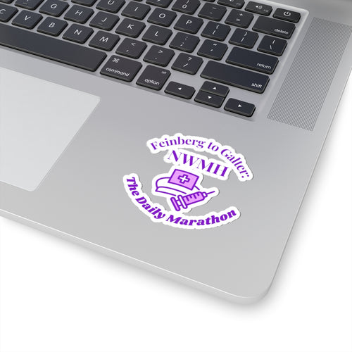 Feinberg to Galter Daily Marathon Sticker - Northwestern Campus Pride NWMH